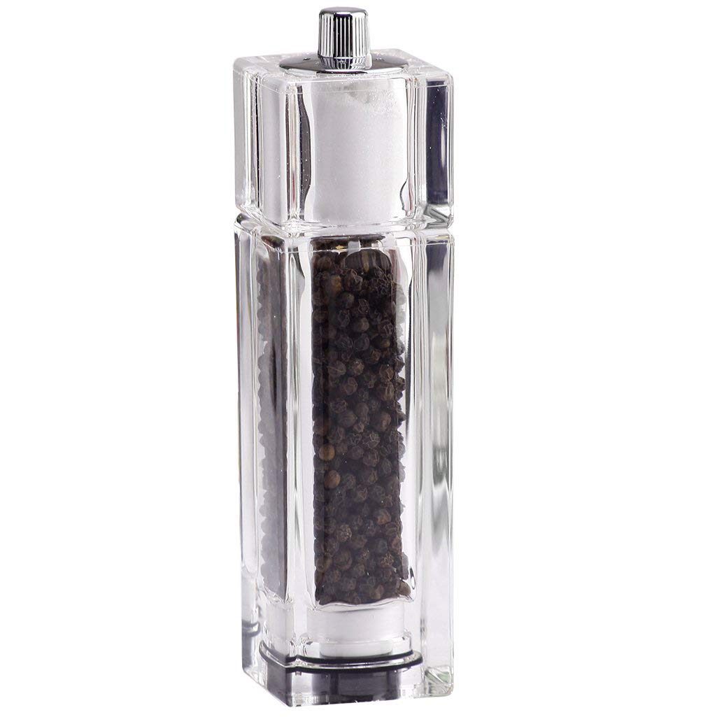 Chef Specialties 6.5 Inch Gem Combo Pepper Mill And Salt Shaker