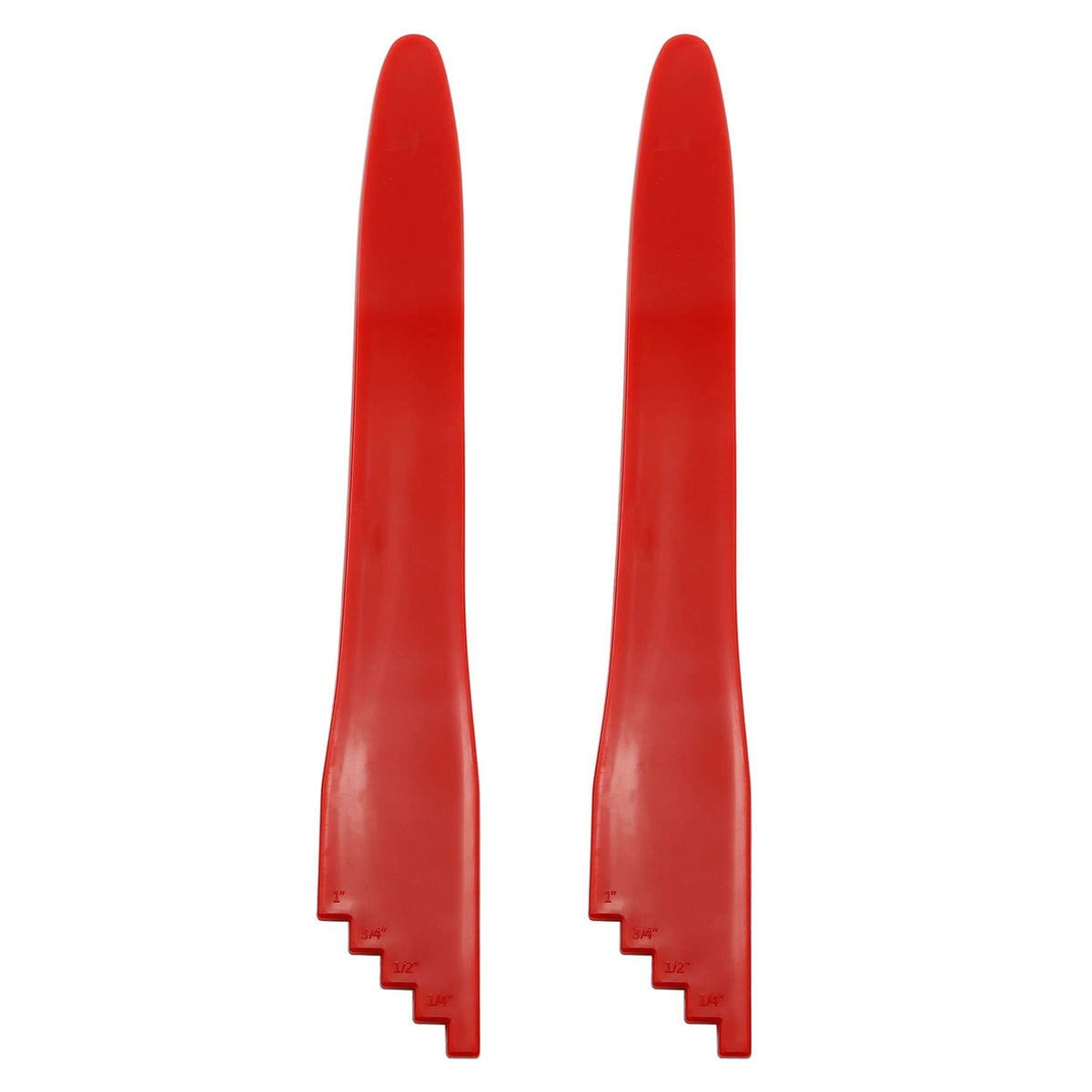 Zyamy 2Pcs Canning Bubble Popper Bubble Remover Bubble Measurer Canning Supplies 22.5X3Cm For Canning Food, Red