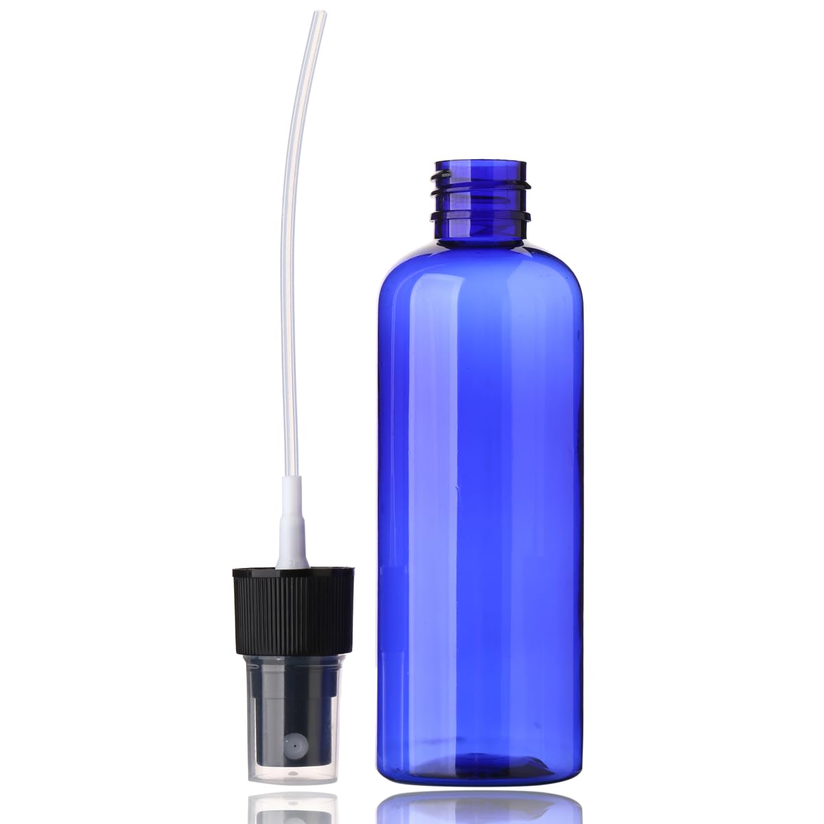 Sinide Empty Spray Bottles 100 Ml/3.4 Oz, Blue Plastic Fine Mist Mini Travel Bottle Set, Portable Refillable Makeup Sprayer Cont