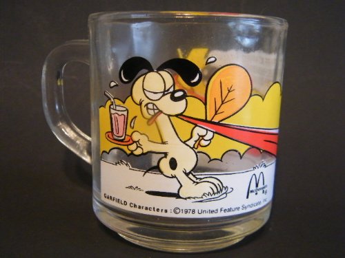 Garfield Characters Glass Mug It'S Not A Pretty Life But Somebody Has To Live It 1978 Collectible