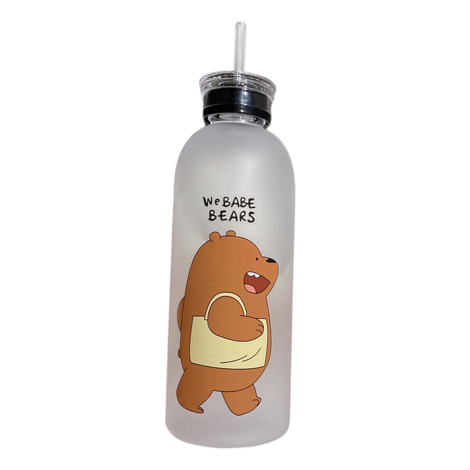 Ecomistiq Cutestraw Portable Sports Water Bottle Girls Gift Beverage Drinking Frosted 3|Home & Garden|Kitchen, Dining & Bar|Drin
