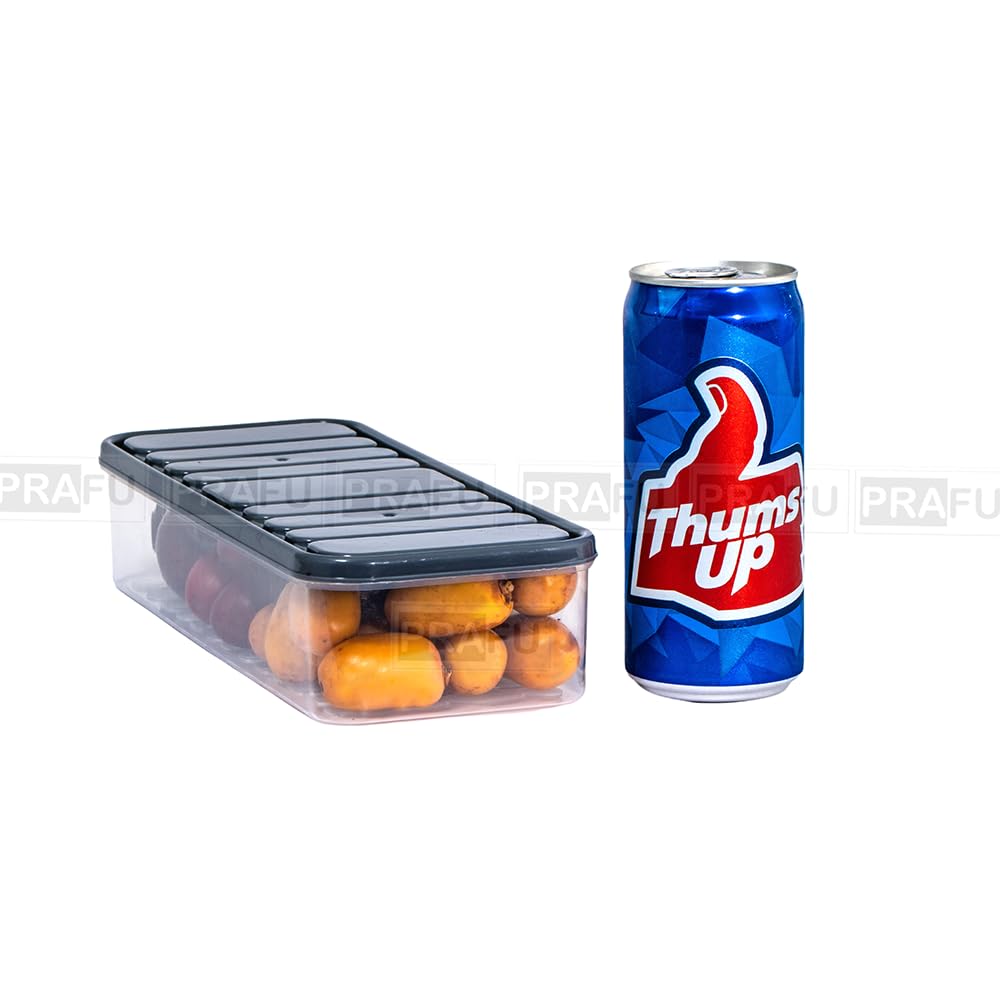 PRAFU 6 Fridge Storage Boxes Freezer Storage Containers, Container for Kitchen Storage Set, Storage in Kitchen, Vegetable Storag