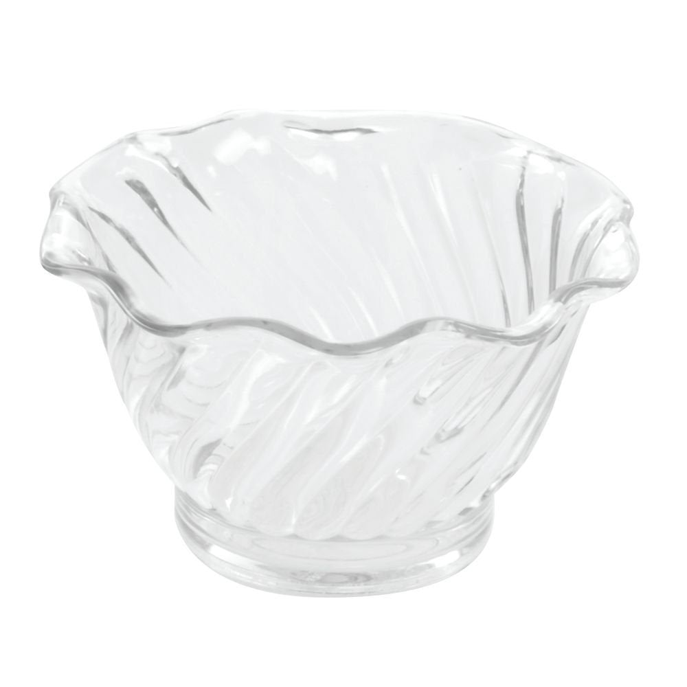 Carlisle Foodservice Products Plastic Dessert Dish, 5 Ounces, Clear (Pack Of 24)