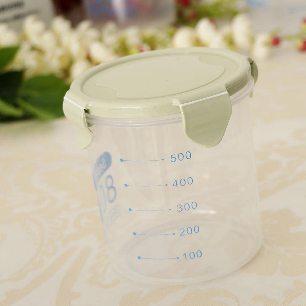 Ujeavette Cereal Container Storage Containers Flour Container Keeper Green 800Ml