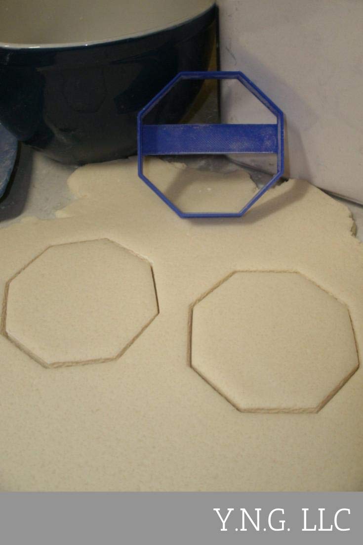 Octagon Outline 8 Sided Shape Geometry Cookie Cutter Baking Tool Usa Pr799