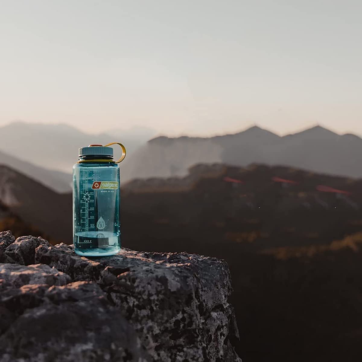 Nalgene On The Fly Bpa-Free Water Bottle, Clear, 24 Oz