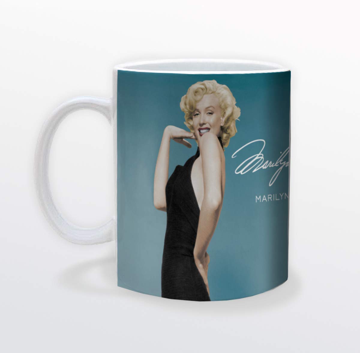 Pyramid America Marilyn Monroe Coffee Mug - Marilyn Monroe Pose Mug - 11 oz. Unique Ceramic Cup for Coffee, Cocoa & Tea Drinkers