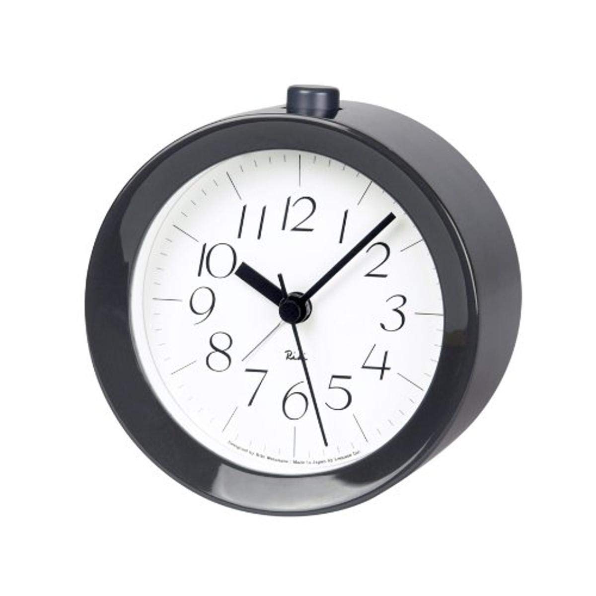Remnos WR09-14 GY Lemnos Alarm Clock, Analog, Liquid Alarm, Natural Wood Fabric, Ash