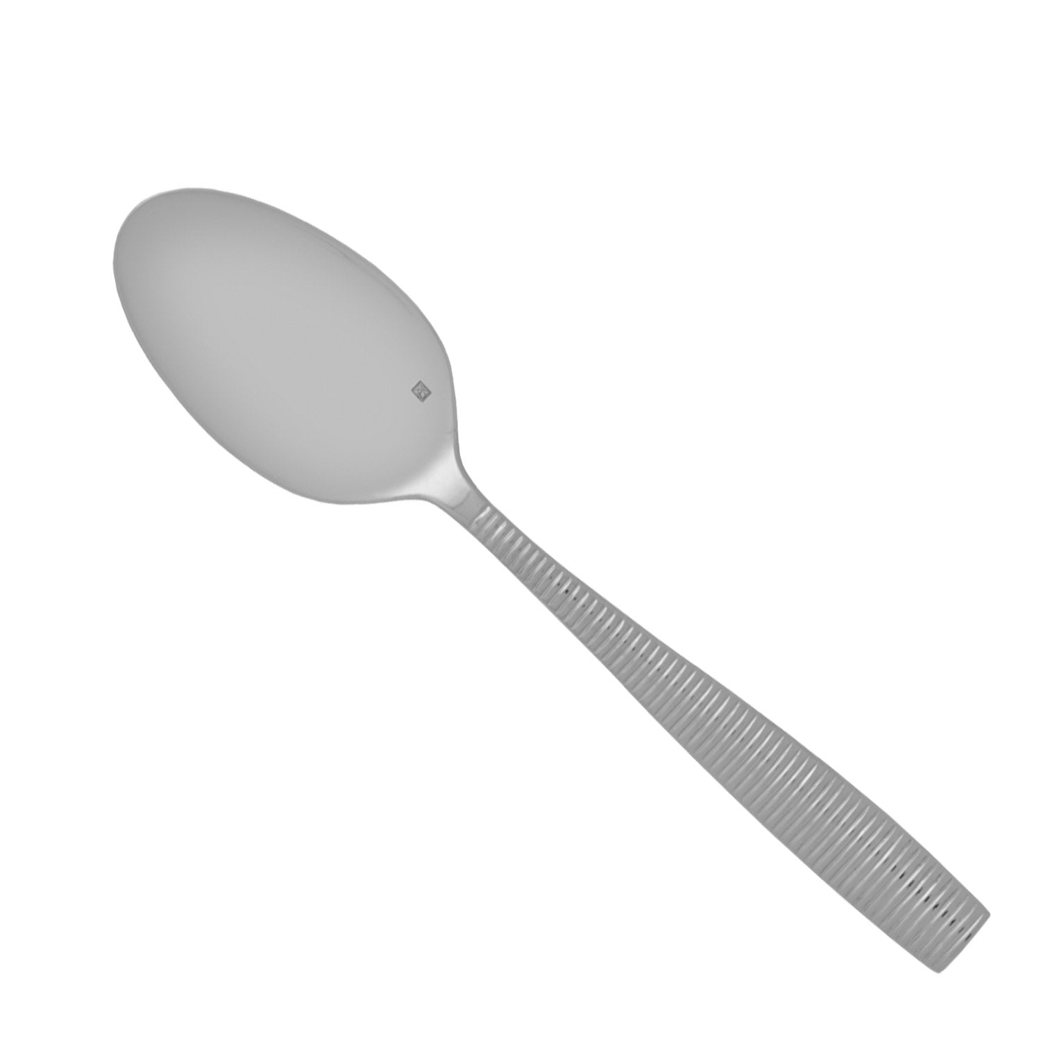Fortessa Ringo 18/10 Stainless Steel Flatware Dessert/Oval Soup Spoon, Set Of 12
