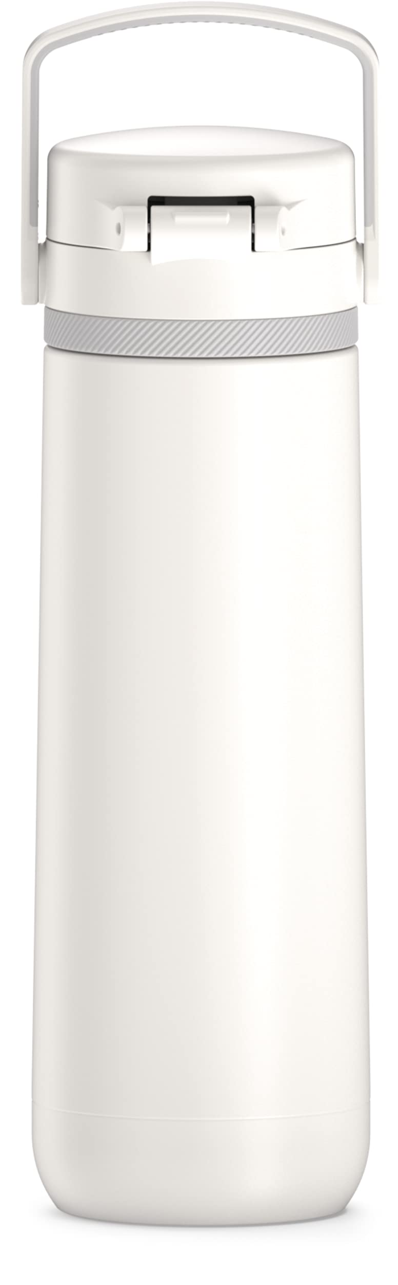 Alta Series By Thermos Stainless Steel Direct Drink Bottle, 16 Ounce, Sleet White