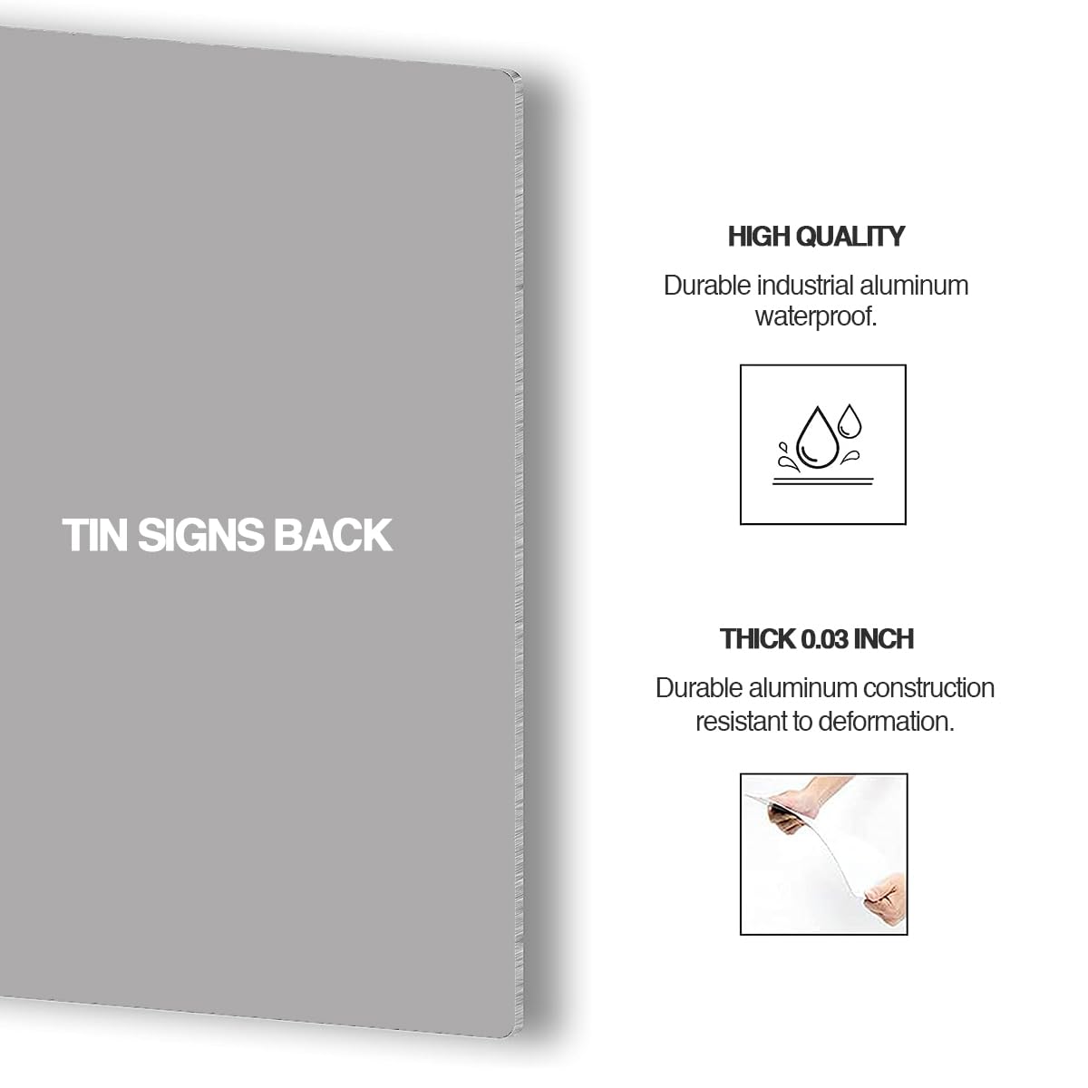 SANTUKEY Vintage Tin Signs Flowers White Daisy Metal Sign Retro Flower Wall Decor for Home Cafes Office Store Pubs Club Sign Gif