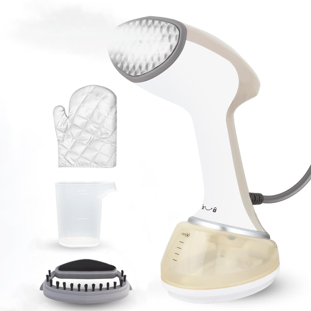 Goodscity Garment Steamer For Clothes, Steam Iron PressCompact, Convenient, 1700 Watt Fast Heating, Large 360 Ml Water Tank, Tr