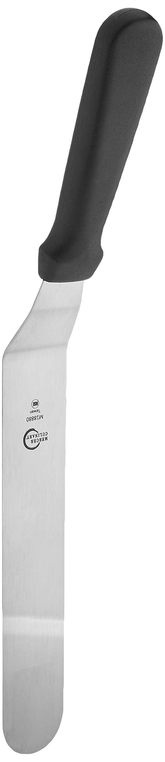 Mercer Culinary Offset Spatula, 10 Inch, Stainless Steel,Black