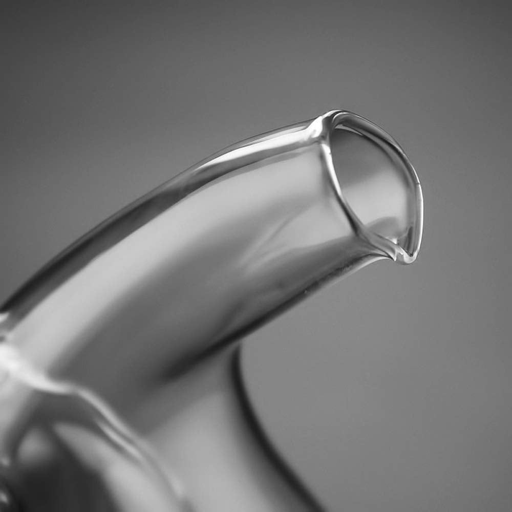 Winakui Clear Glass Oil And Vinegar Bottle, 2 In 1 Olive Oil Dispenser Cruet Bottles Double Pourer Spout Stoppers Kitchen Suppli