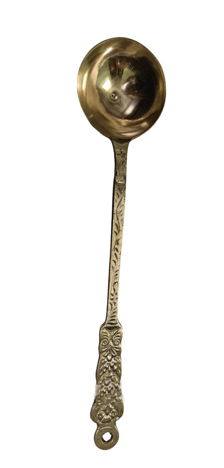 bona Fide Pure Brass Spoon golchi Spoon,palta Spoon,and Rice Serving Spoon,Set of 3 Cooking and Serving Spoon