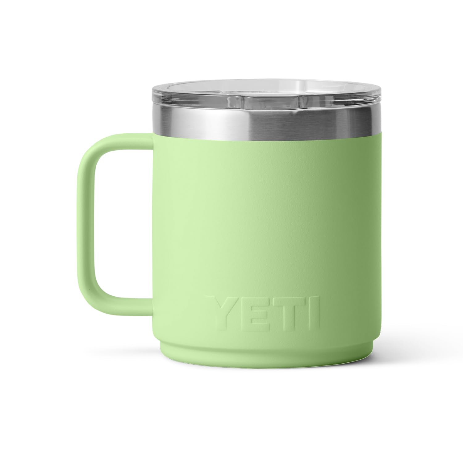 Yeti Rambler 10 Oz Stackable Mug, Vacuum Insulated, Stainless Steel With Magslider Lid, Key Lime