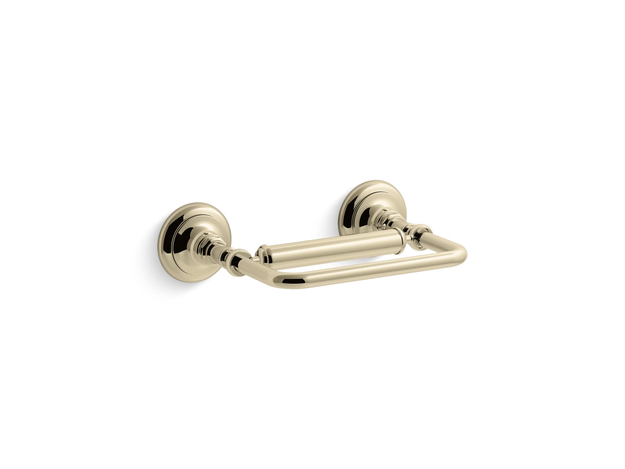 Kohler K72573-Af Artifacts Single Bar Horizontal Tissue Holder Vibrant French Gold