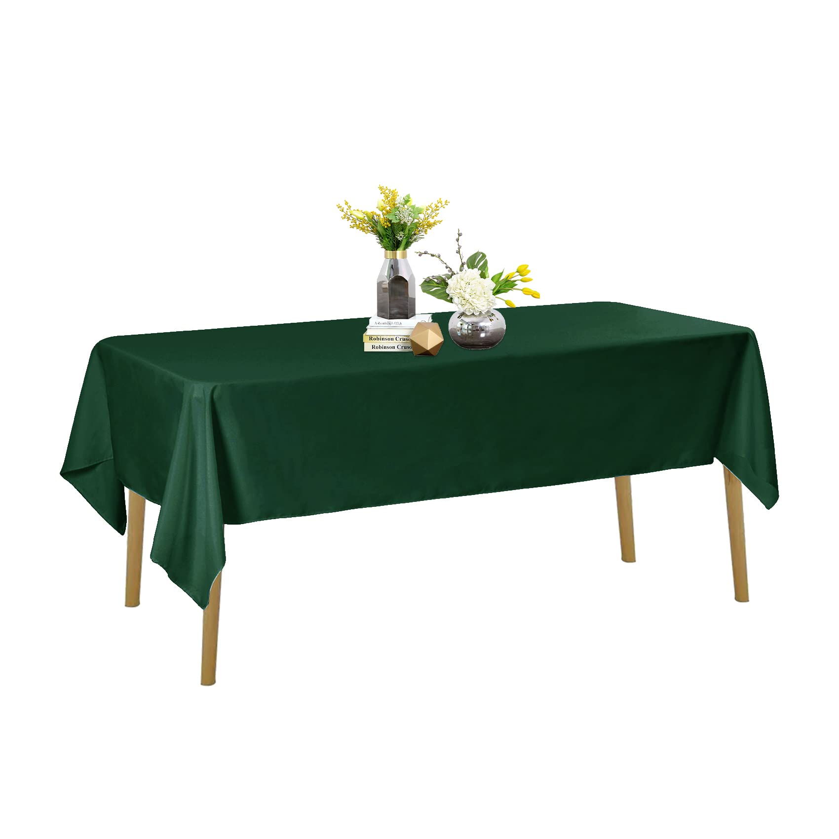 Rectangle Tablecloth - 90X156 Hunter Tablecloth - Stain And Wrinkle Resistant Washable Polyester Table Cloth, Decorative Fabric