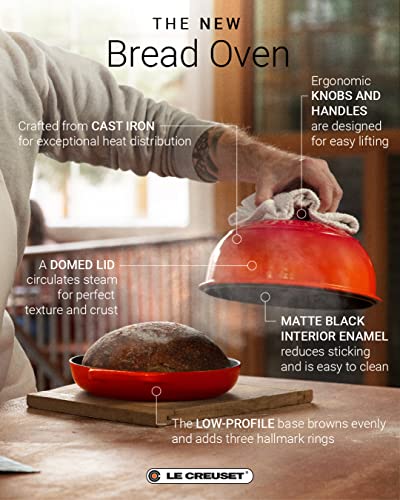 Le Creuset Enameled Cast Iron Bread Oven, Licorice - Model LS2101-2420SS