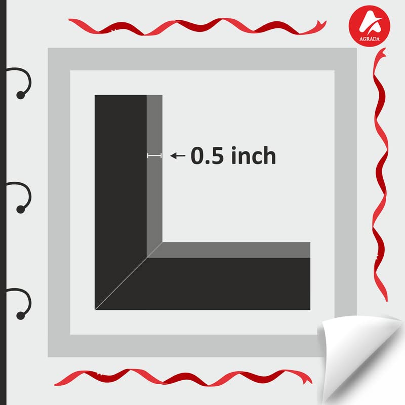 AGRADA - Framed Parlor Theme for Hair & Beauty Salon Wall Decor in Home, Beauty Salon Decorative Gift Item Digital Reprint Paint