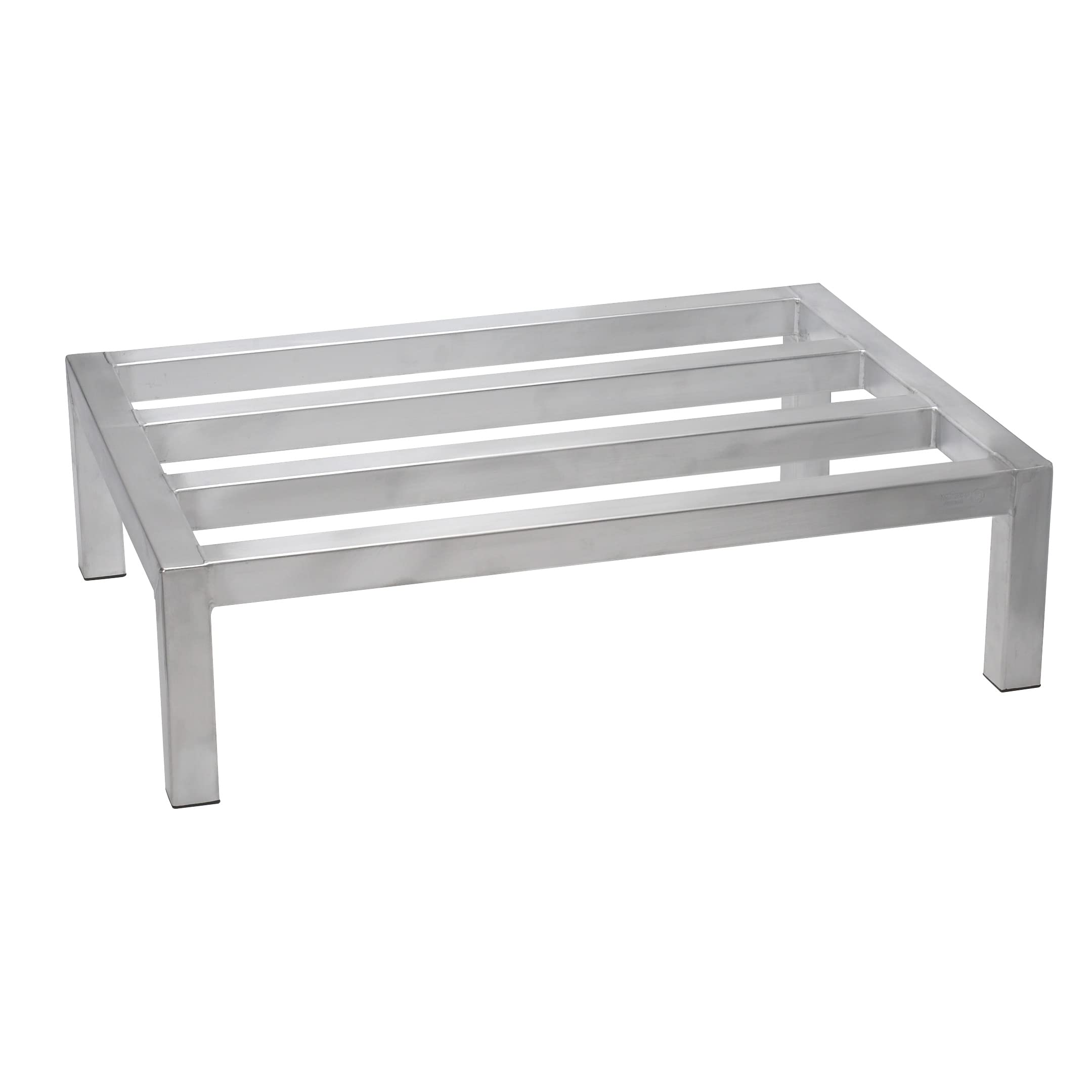 Winco Asdr-1436, 14'' X 36'' X 8'' Aluminum Dunnage Rack, Commercial Grade Storage Rack, Nsf Certified
