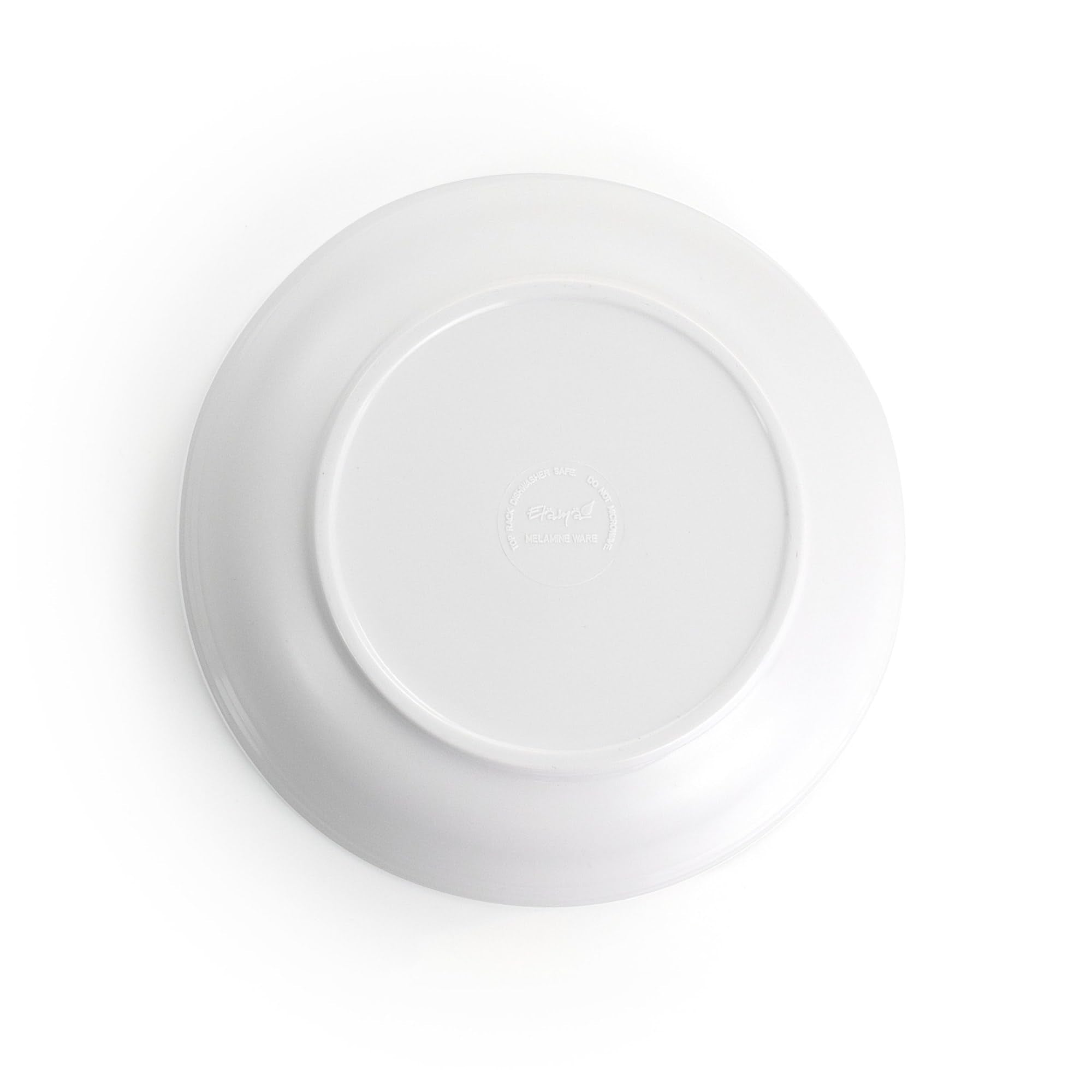 Elama Lightweight Dinnerware Set, 12 Piece, White Marble