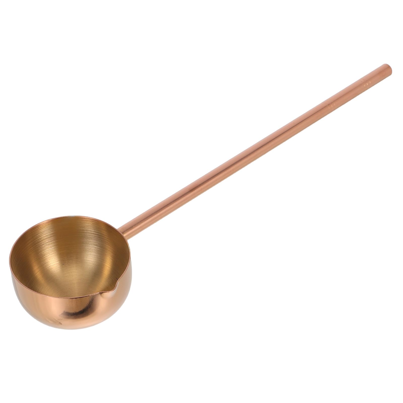 MAGICLULU Stainless Steel Soup Ladle Long Handle Oil Spoon Kitchen Gadget for Serving Soup Gravy Sauce and Water 11.02in