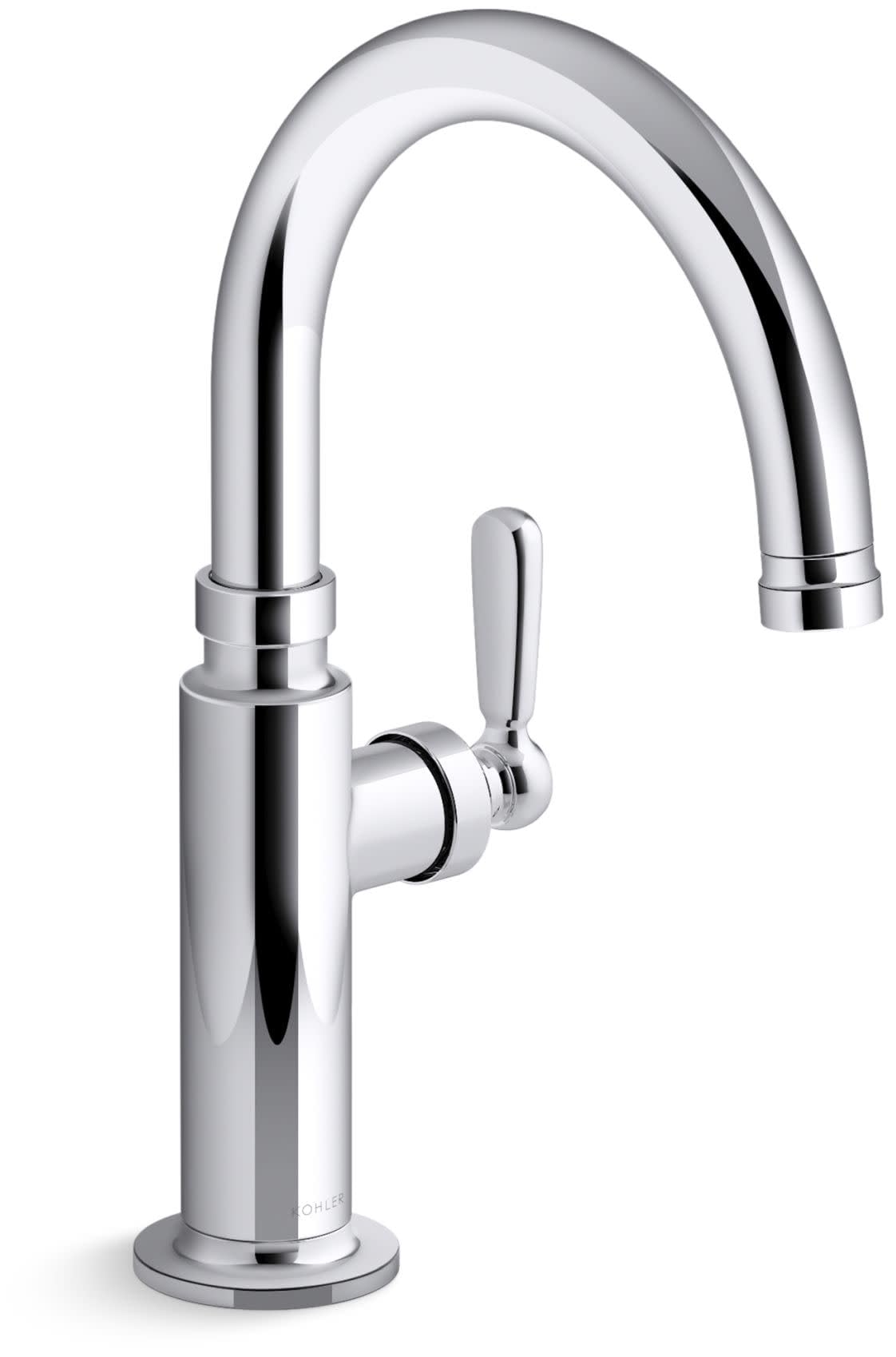 Kohler K28357-CP Edalyn by Studio McGee 1.5 GPM Single Hole Bar Faucet Polished Chrome