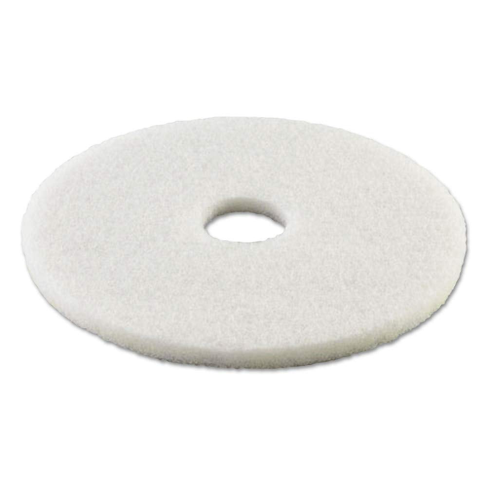 Boardwalk Bwk4017Whi 17 In. Diameter Polishing Floor Pads - White (5/Carton)