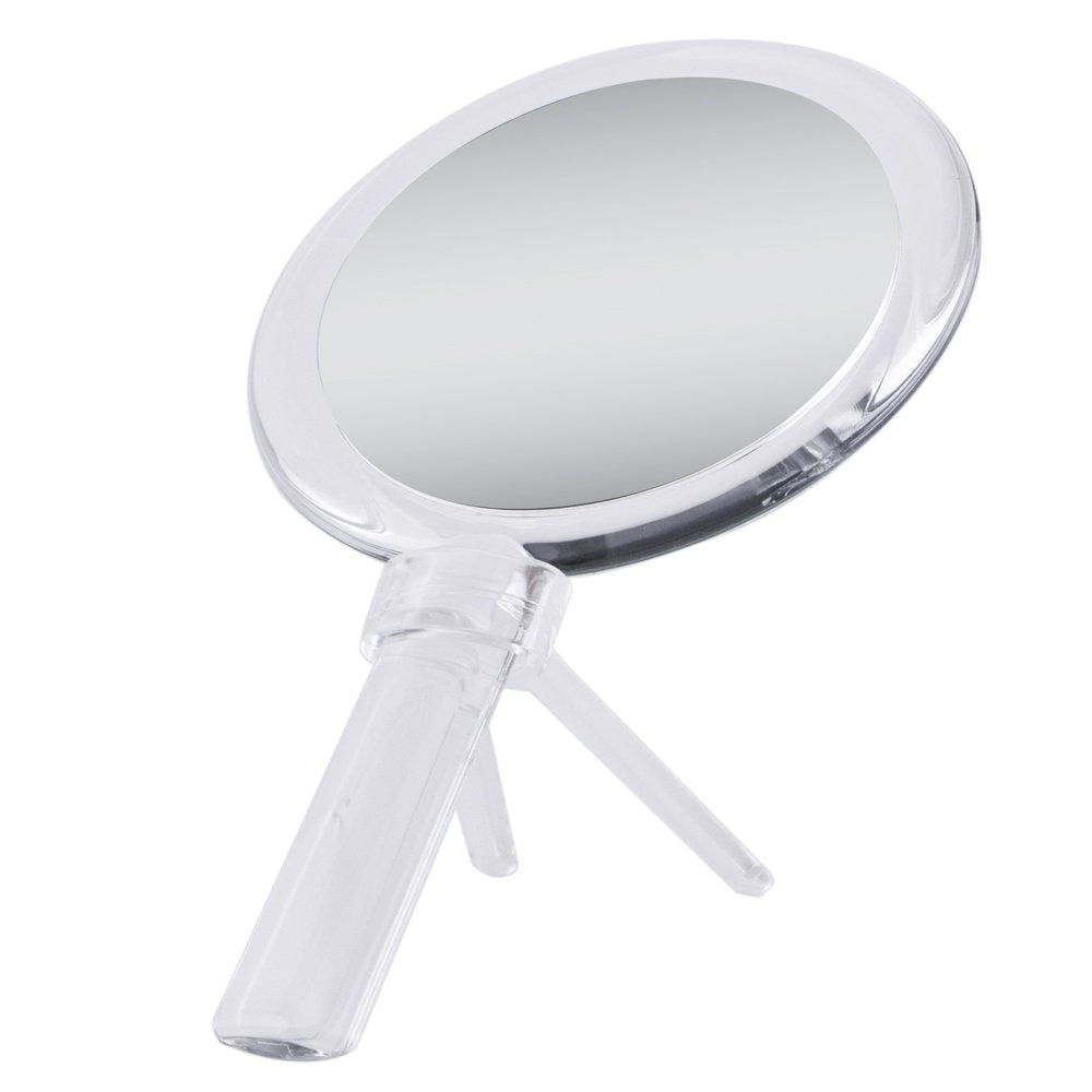 Zadro Acrylic Hand Mirror With 1X - 5X Magnification, Acrylic Finish, 7 Inch