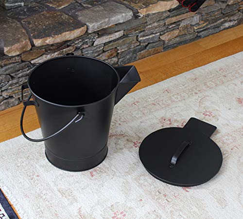 Minuteman International All Black Ash Bucket Pail