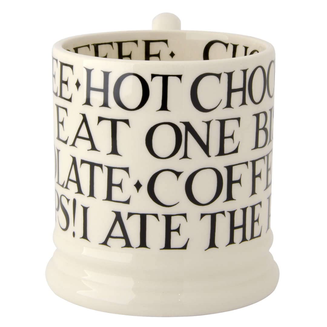 Emma Bridgewater Large Mug 1/2 Pint, Ceramic Coffee Mug Large - Stoneware Mug, Cappuccino, Latte, Coffee, Tea Cup - Beautiful Mu