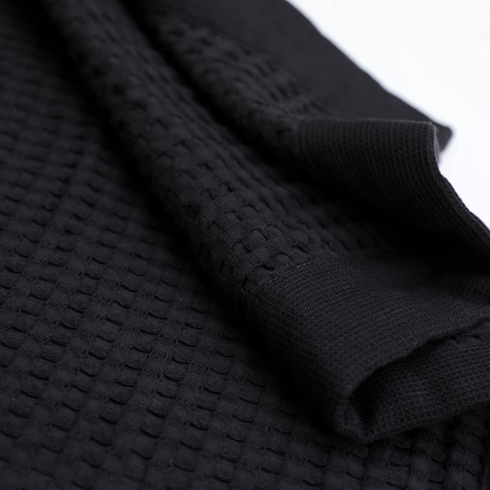 Gilden Tree Bathroom Mat Absorbent Cotton Quick Dry For Shower, Bath & Bathtub Washable Thin, Modern Style (Faded Black)