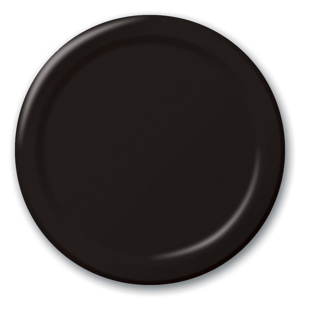 Creative Converting Paper Banquet Plates, 10.25'', Black
