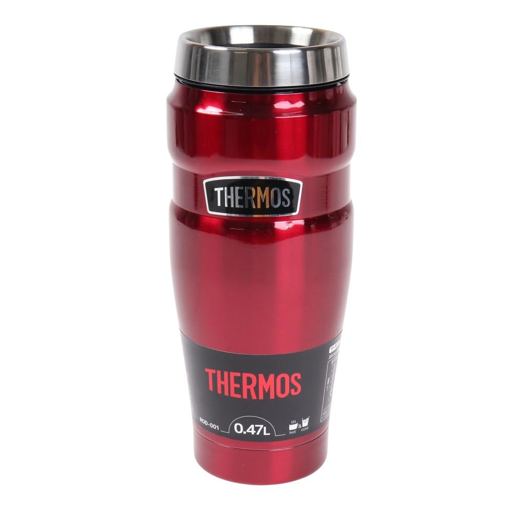 Thermos Outdoor Series Vacuum Insulated Tumbler, 16.5 fl oz (470 ml), Cranberry ROD001 CRB