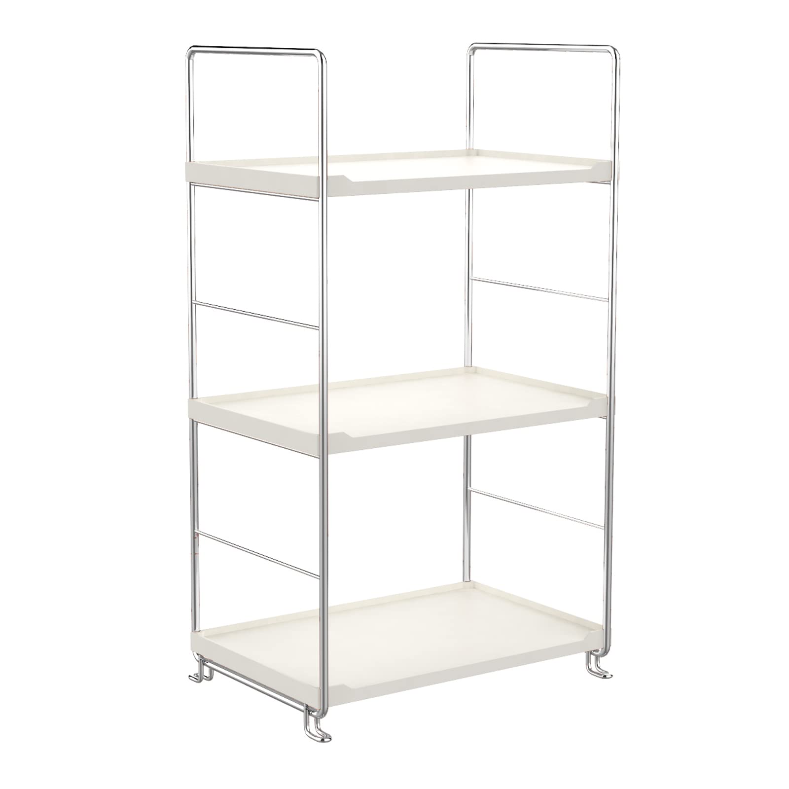 3-Tier Bathroom Countertop Organizer -Makeup Organizer -Corner Storage Shelf- Kitchen Spice Rack Standing Shelf-Great For Vanity
