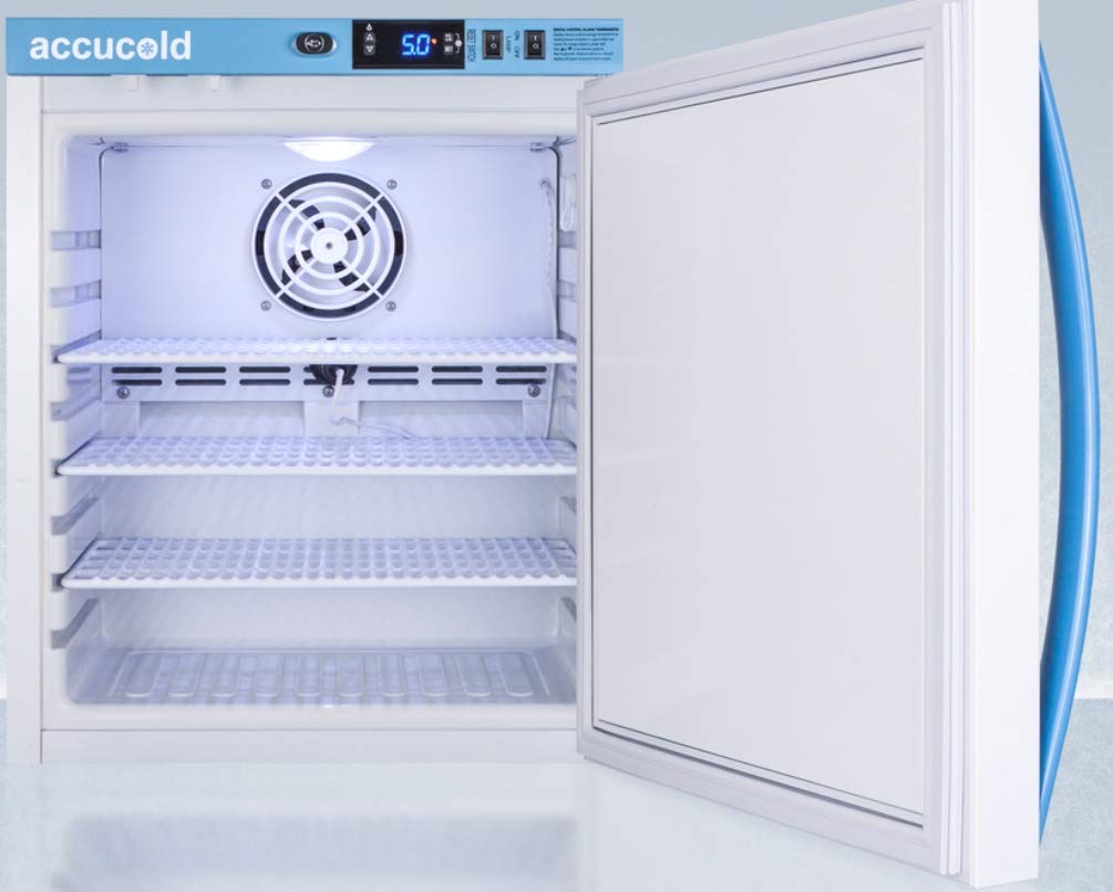Summit Appliance Ars1Pv Pharma-Vac Performance Series 1 Cuft Compact All-Refrigerator For Vaccine Storage With Auto Defrost, Fac