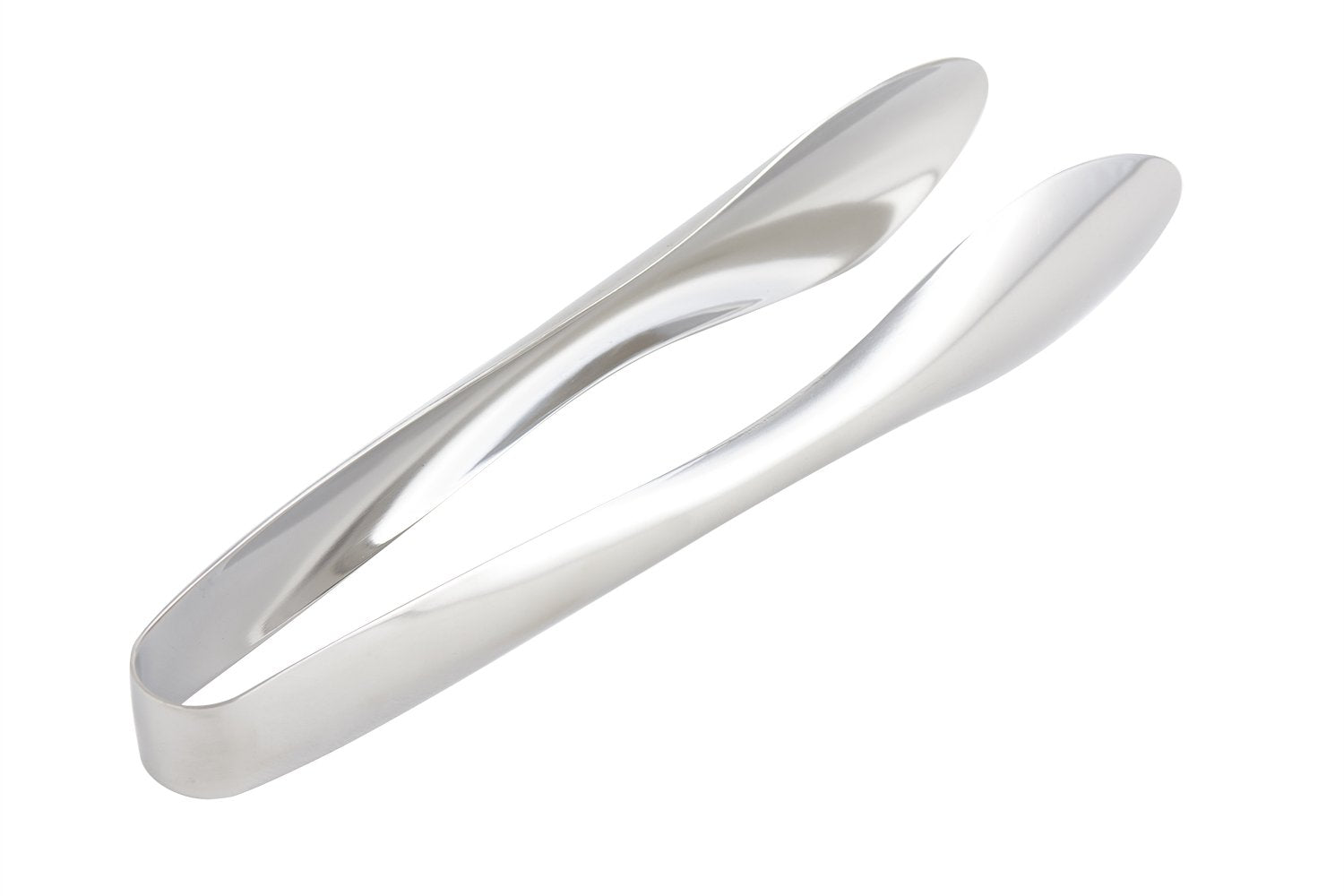 Bon Chef 9461 Stainless Steel Ez Use Banquet Serving Tongs With Hollow Cool Handle, 9-1/4'' Length