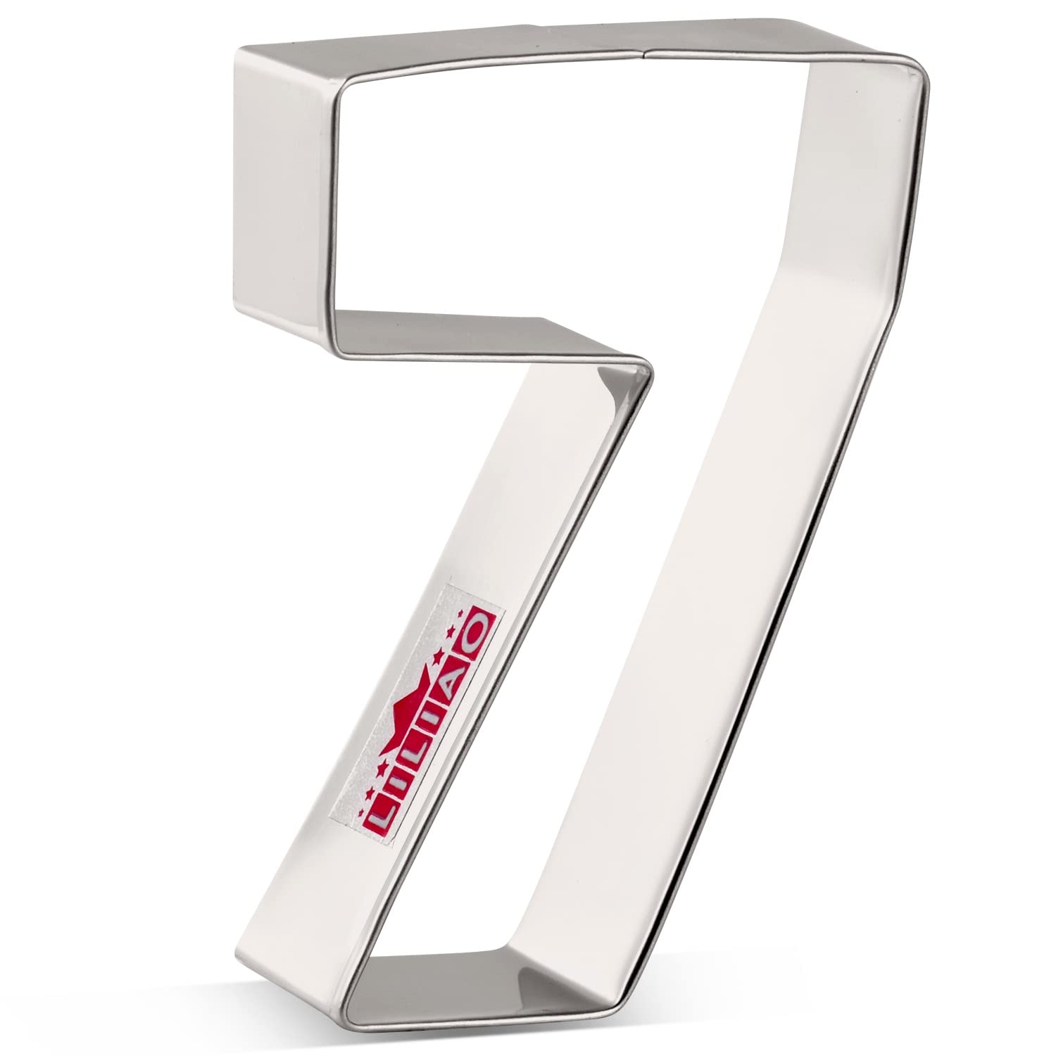 Liliao Number 7 Cookie Fondant Biscuit Cutter For Birthday/Anniversary/Special Day - 2.5 X 3.6 Inches - Stainless Steel