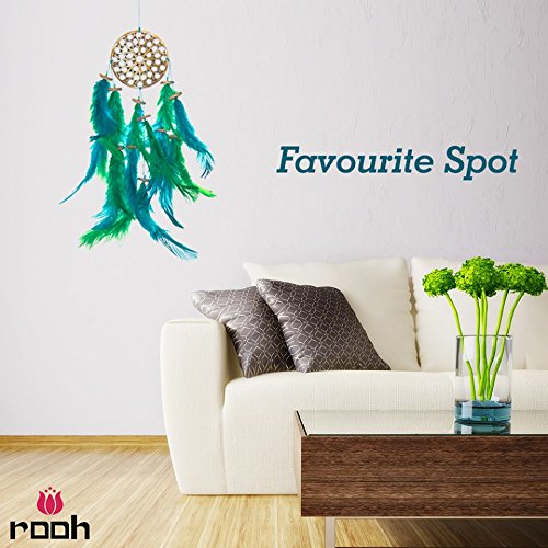 Rooh Dream Catcher ~ Wooden Earth ~ Handmade hangings (Can be Used as Home Decor, Gift, Wall Hangings, Meditation Room, Yoga Tem