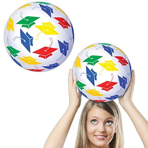 Grad Beach Ball Party Accessory (1 Count) (1/Pkg)