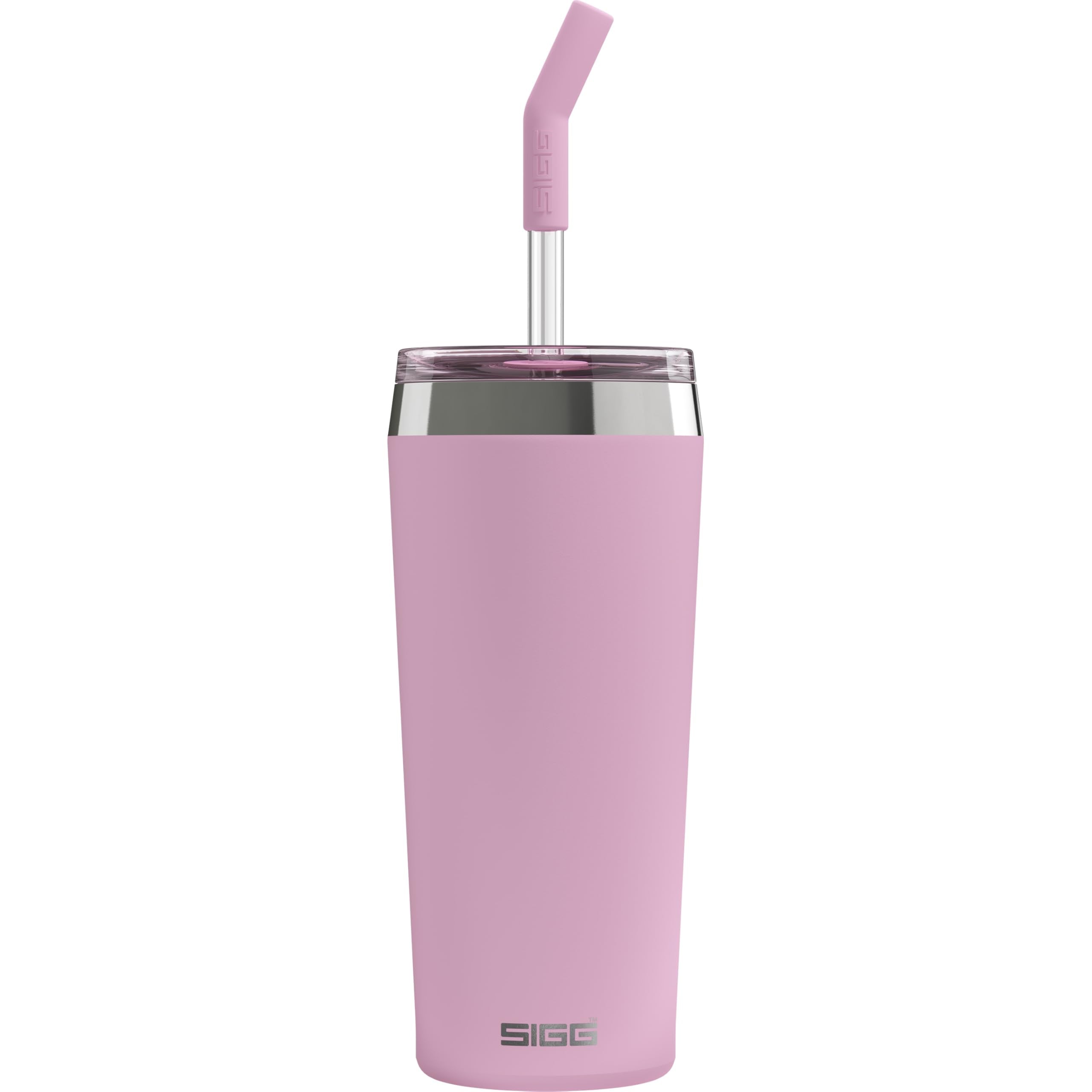 Sigg - Insulated Travel Mug Helia - Stainless Steel Tumbler with Lid, Straw and Cleaning Brush - BPA Free - 15 Oz, 20 Oz