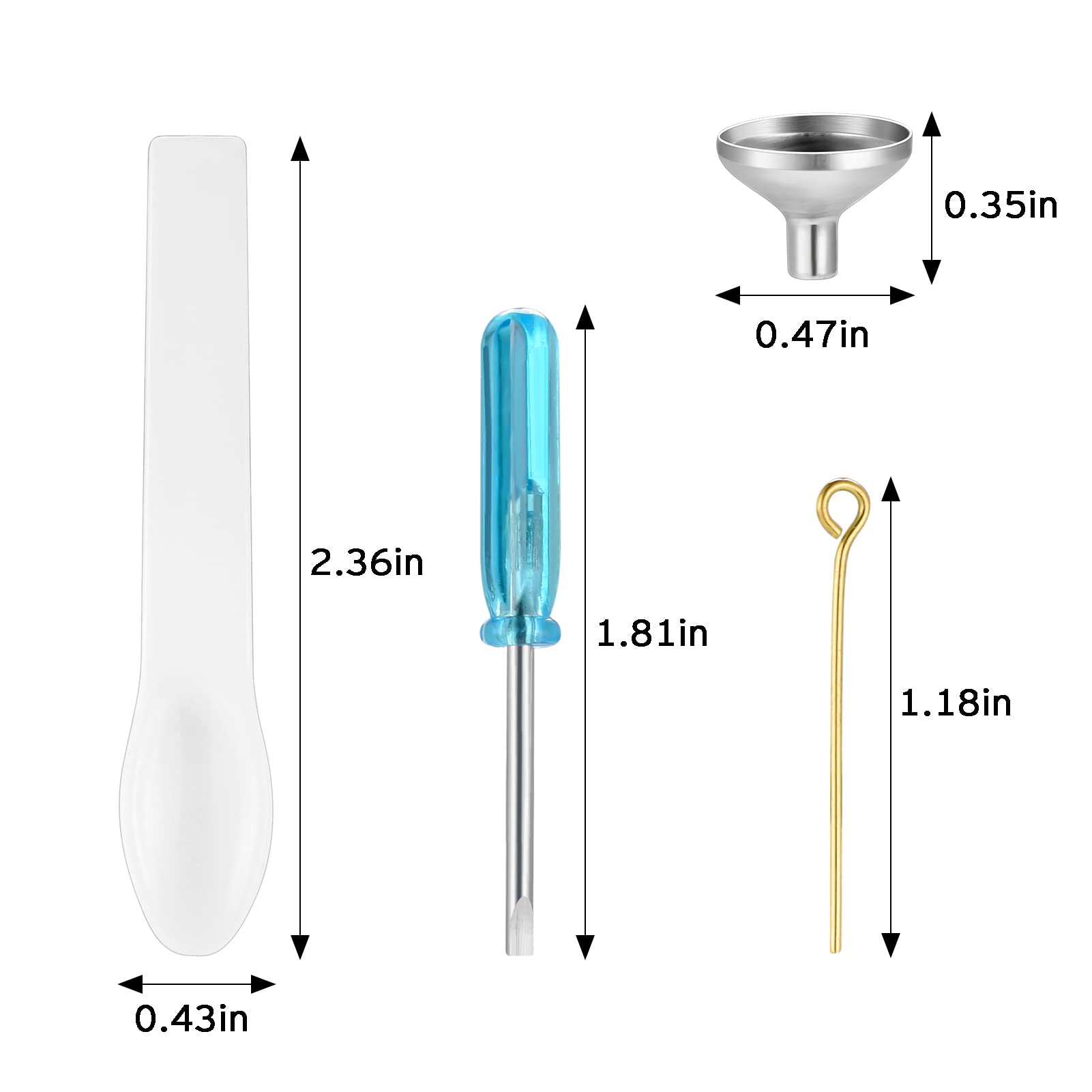 Mini Funnel Set For Cremation Jewelry Filling Kit For Urn Necklace Keepsake Small Funnel Filling Ashes
