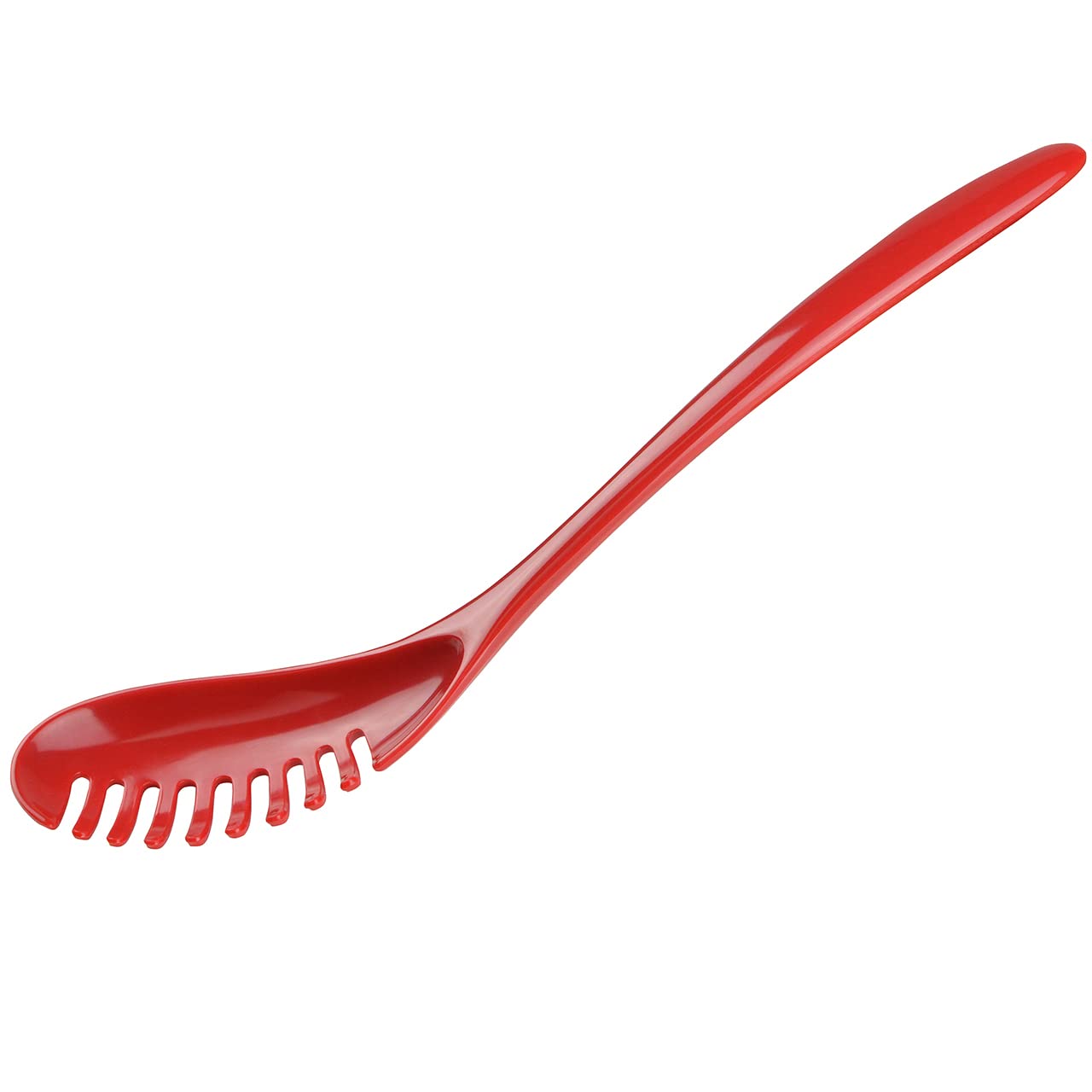 1 X Gourmac Red Pasta Spoon 12.75''
