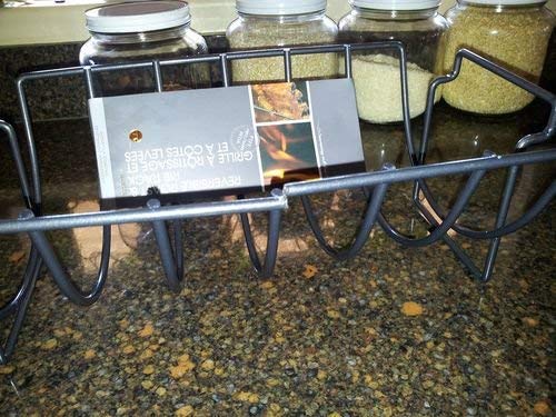 Outset Qd50, 9.75 X 14.75 X 5.25 Inches, Non-Stick Reversible Roast And Rib Rack