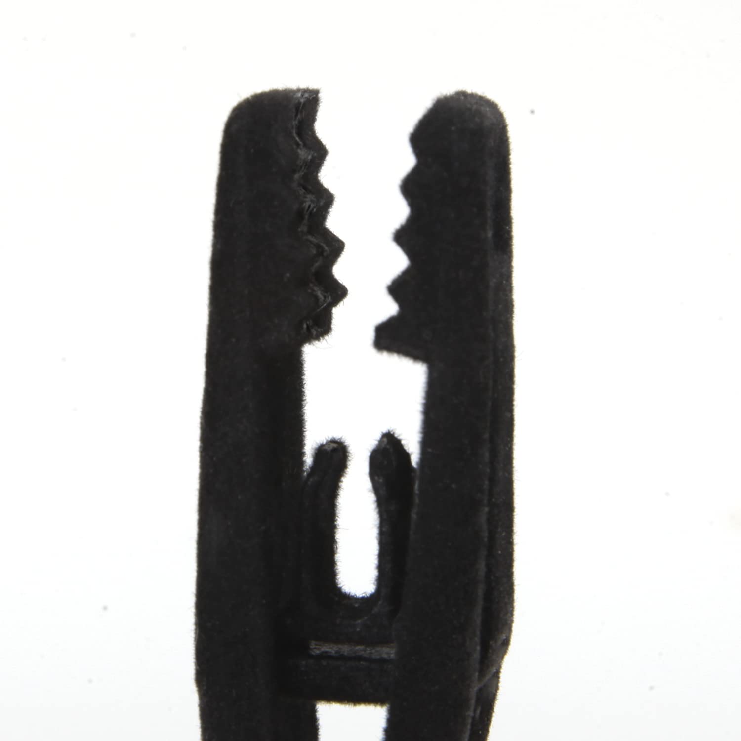 Velvet Hangers Pack - Premium Clip Hangers - Non-Slip And Practical Black Velvet Hanger Ideal For Pants, Baby Clothes, Skirts, D