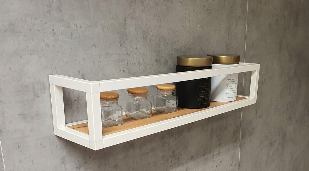 Ogfc 63104 Space Saving Spice Rack Organizer For Kitchen Walls  Bathroom Counter Organizer, Seasoning Rack, Wooden Tabletop Sto