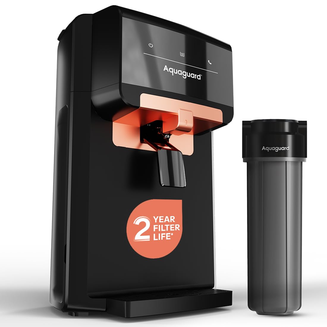 Aquaguard Nexen Ro+Uv+Active Copper Water Purifier | 2 Year Filter Life With Comprehensive Warranty | With Mega Sediment Filter 