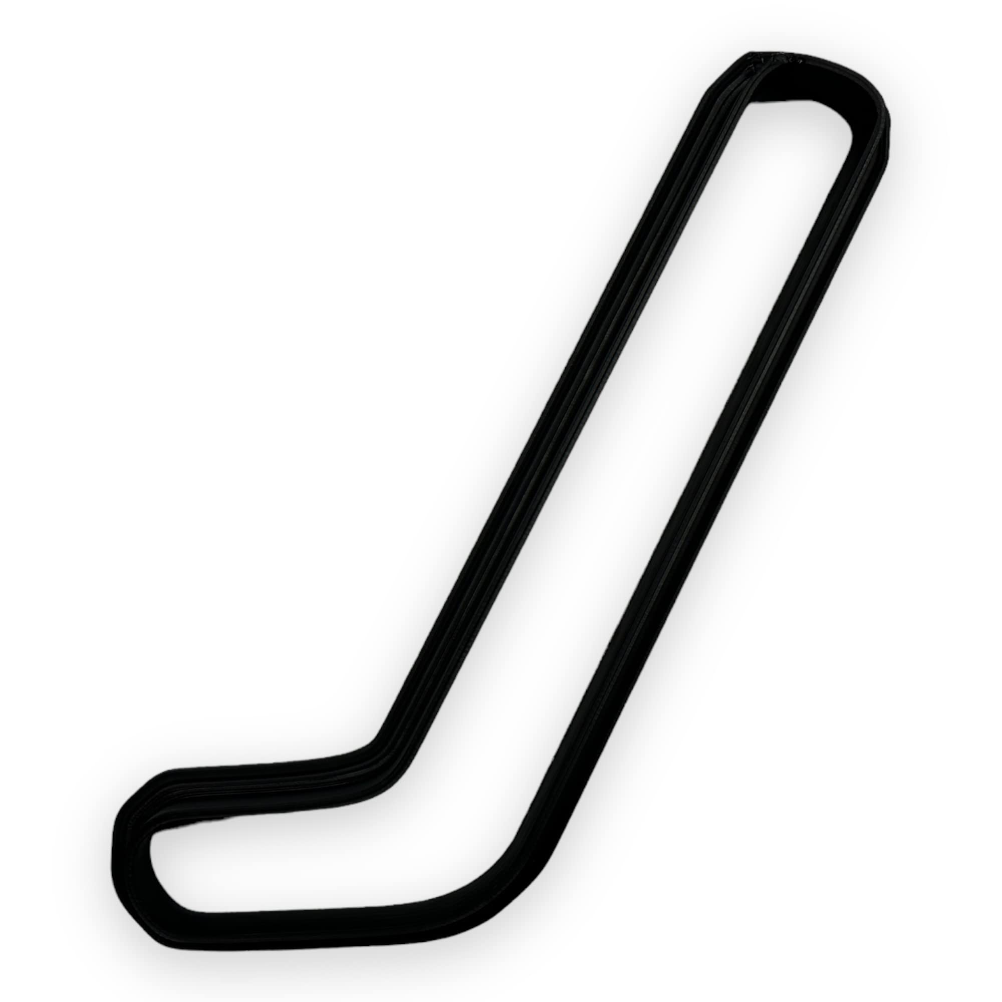 Hockey Stick Cookie Cutter With Easy To Push Design (4 Inch)