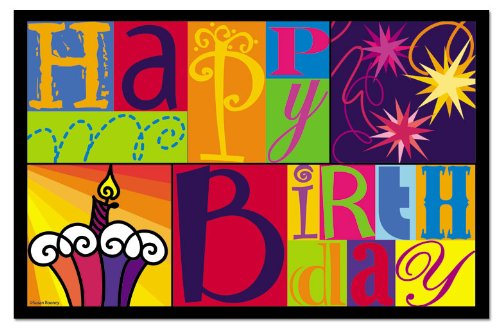 Counterart Paper Placemat, Bright Birthday, 24-Pack